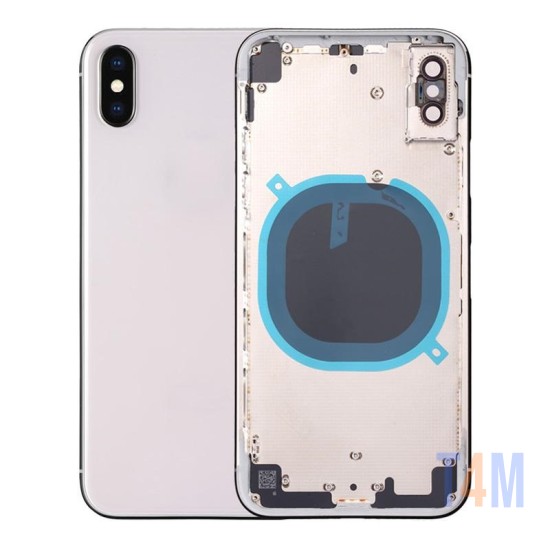 IPHONE XS MAX BACK TAMPA+FRAME WHITE ORIGINAL